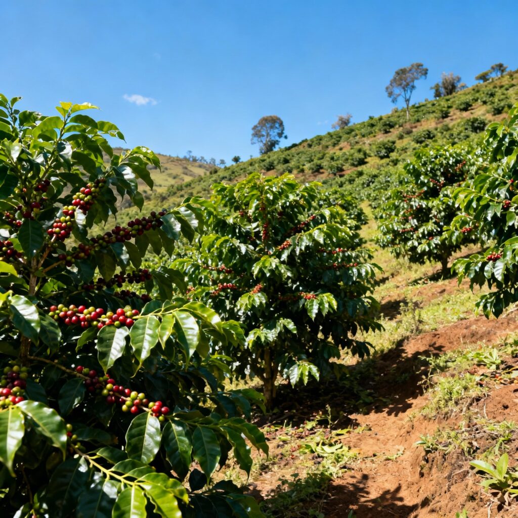 Yirgacheffe kahve tarlası