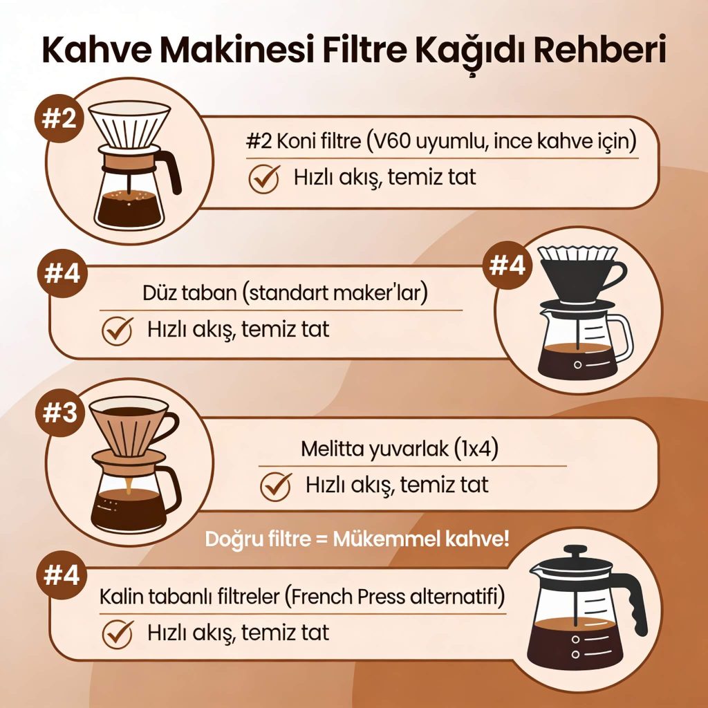 Kahve Makinesi Filtre Kağıdı Rehberi