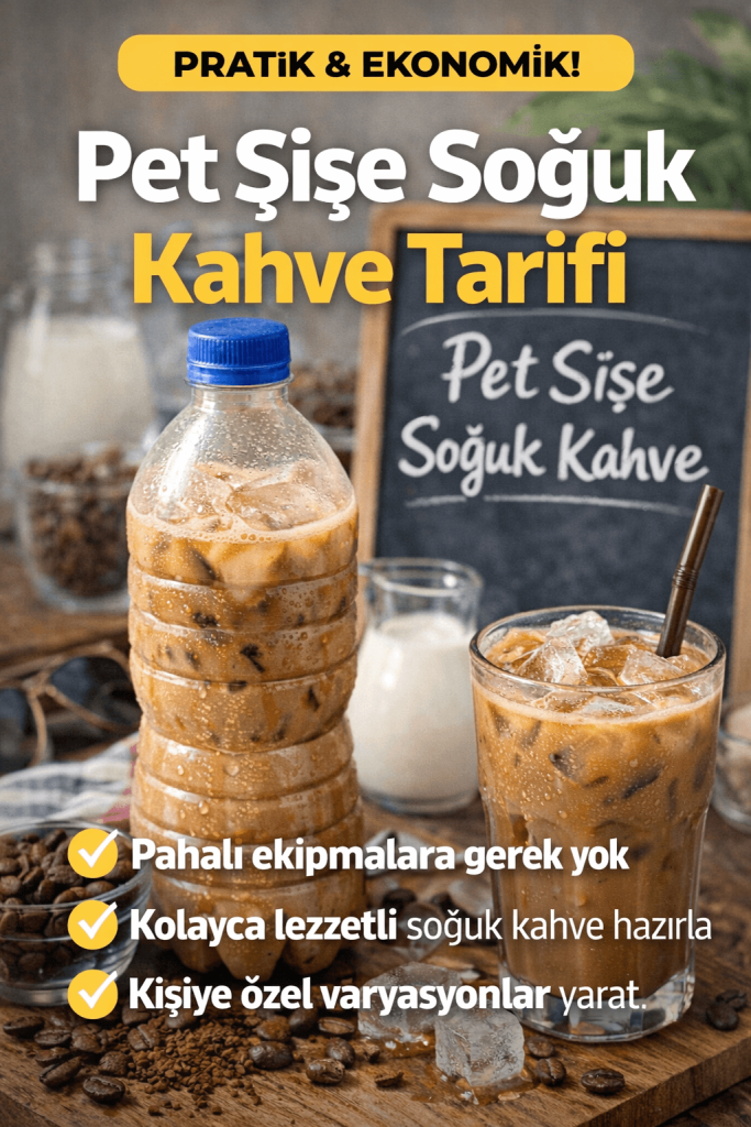 Pet Şişe Soğuk kahve tarifi