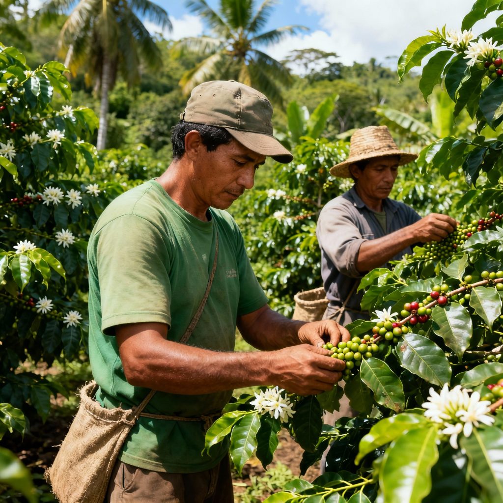 kahve tarlasi Kahve Nasıl Üretilir?