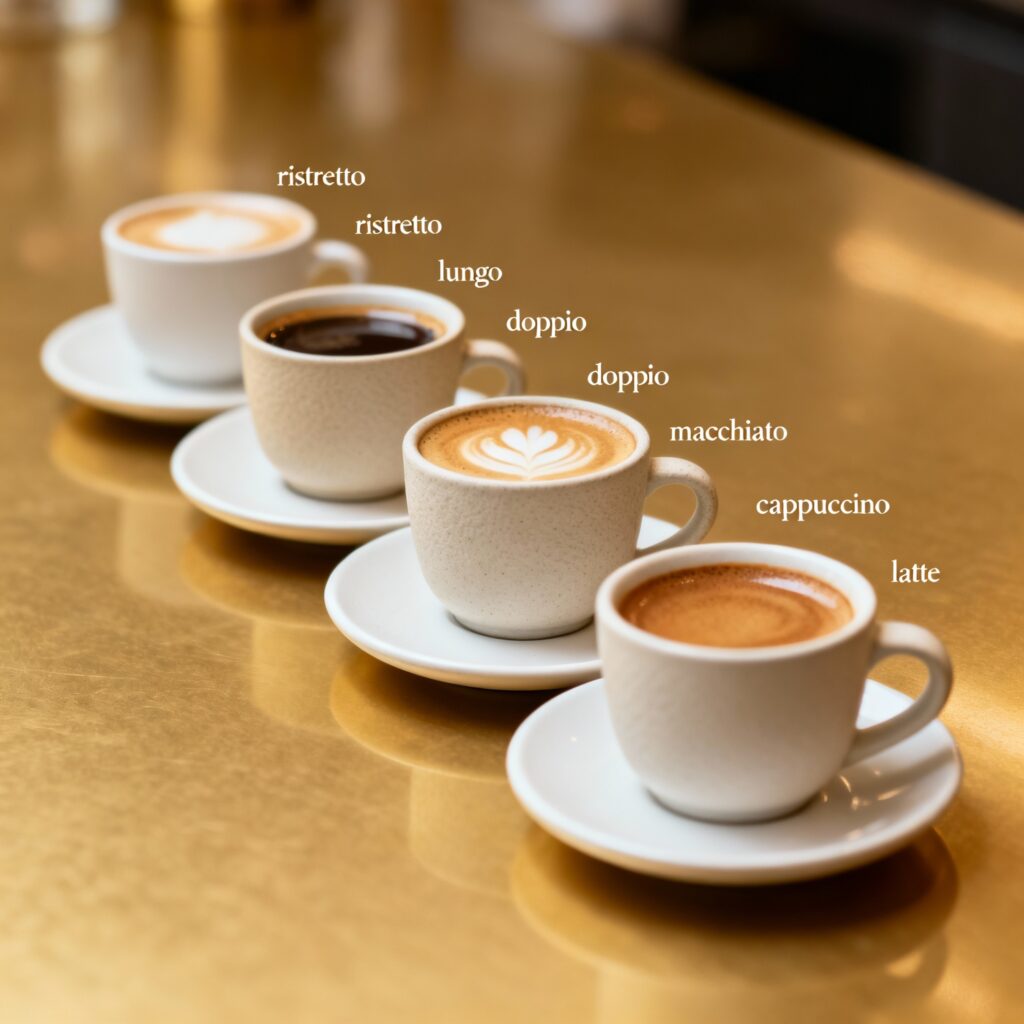 Espresso cesitleri Espresso Çeşitleri