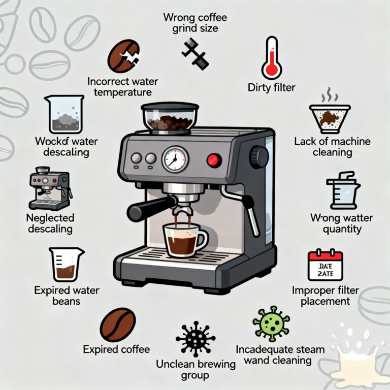 Kahve Makinesinde Sık Yapılan 10 Hata ve Çözümleri