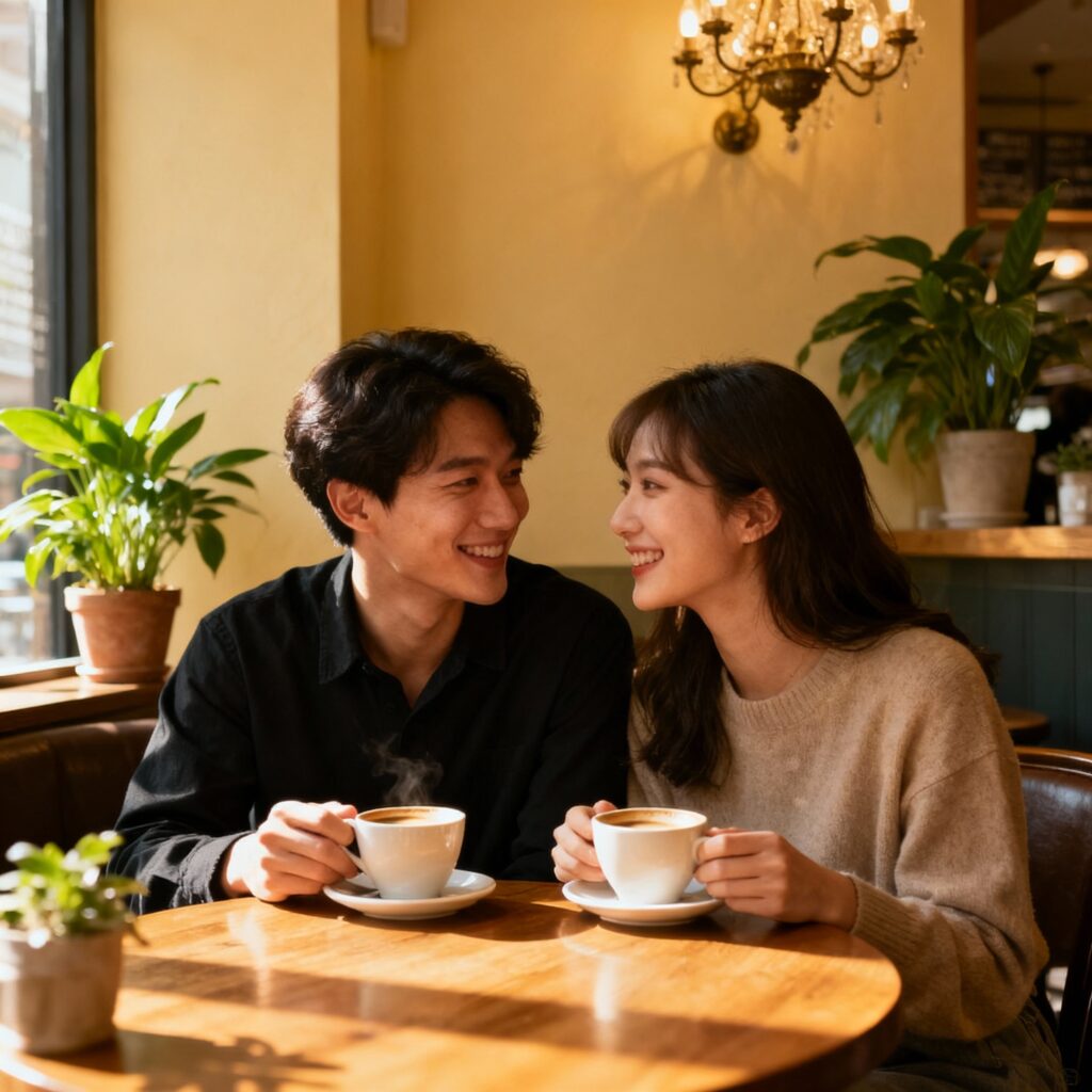 ilk randevu icin Kahve Dukkani Kahve Dükkanında İlk Randevu