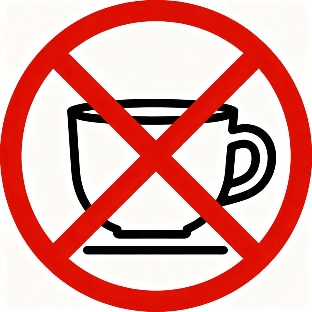 kahve icmek yasak Yasaklı İçecek: Kahve