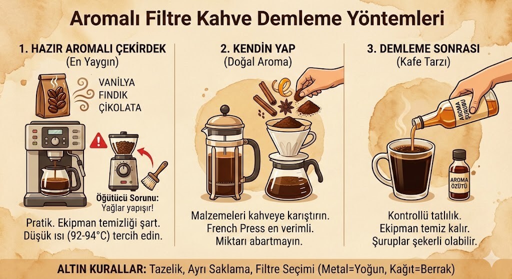 Aromalı Filtre Kahve Demleme Yöntemleri